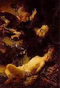 Rembrandt, Abraham and Isaac,